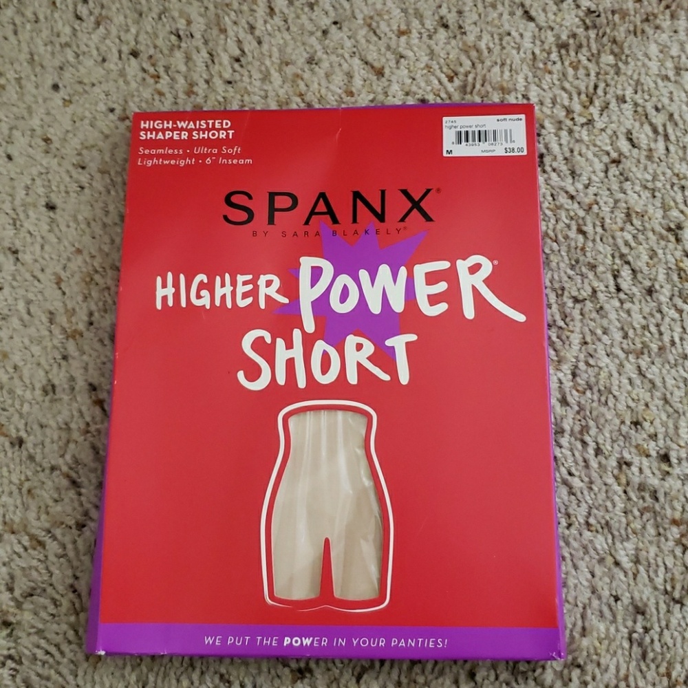 NWT Spanx High-Waisted Shaper Short